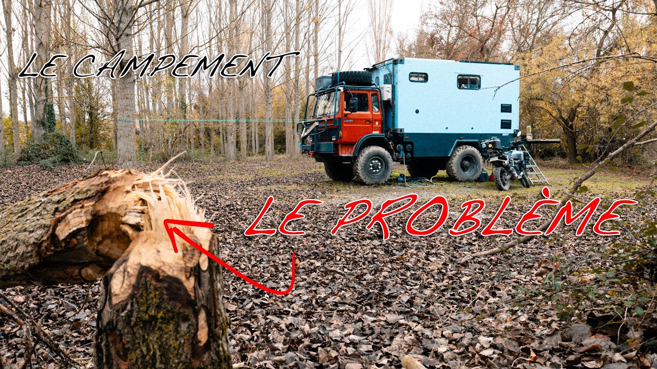 Le voyage, la vie sur le camp, comment être autonome en eau.
