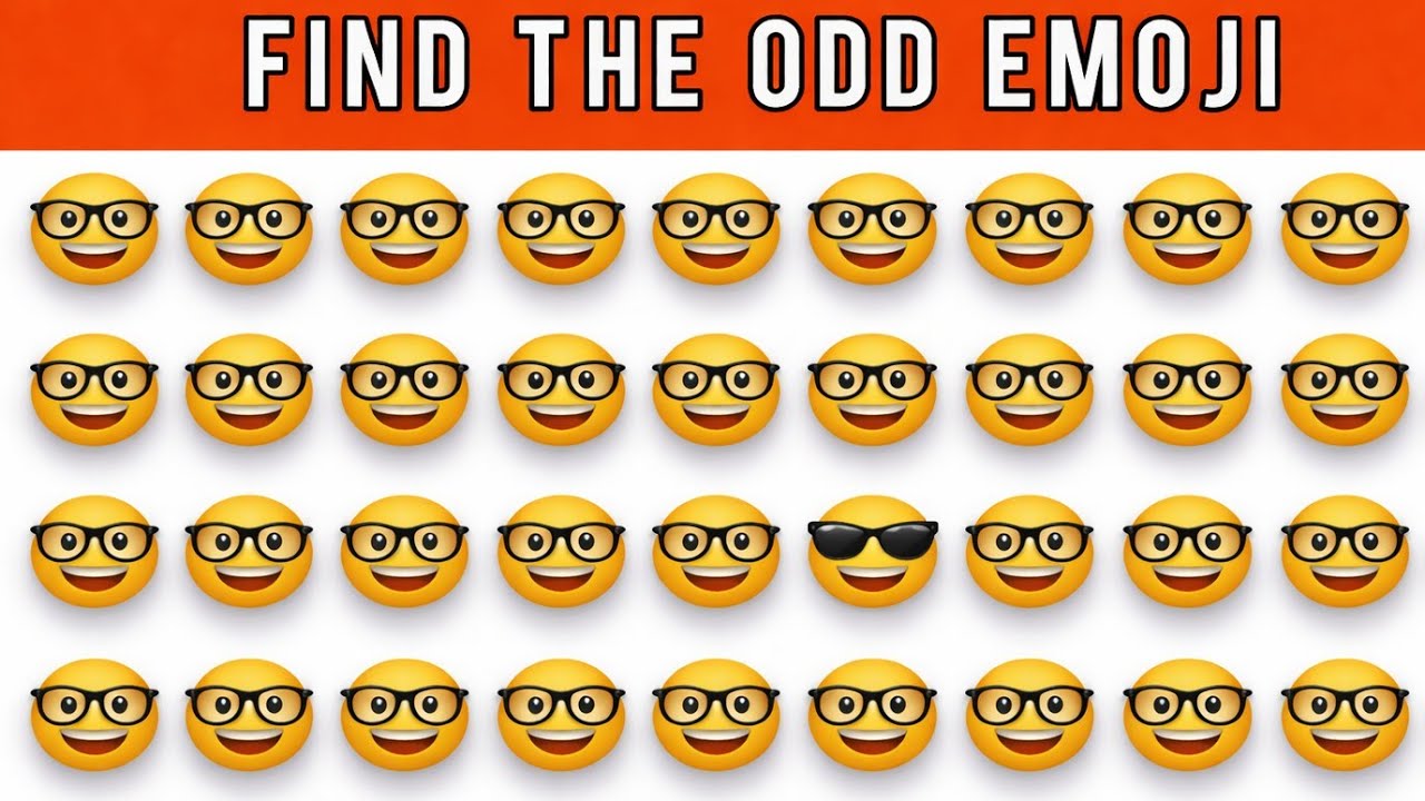Find The Odd Emoji Out #33 | How Good Are Your Eyes? Emoji Puzzle Quiz