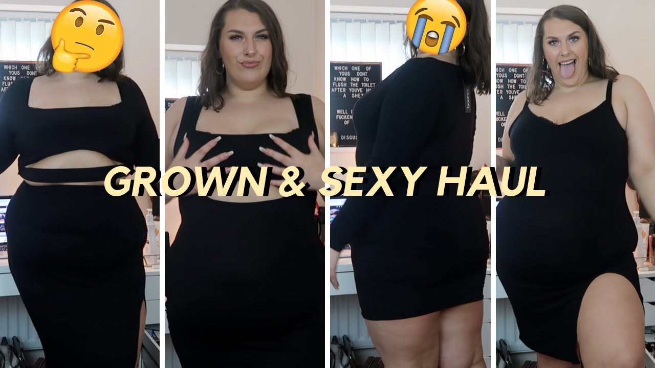 Boohoo Got Me Look All Grown & Sexy! - Glam Range Plus Size Haul #AD