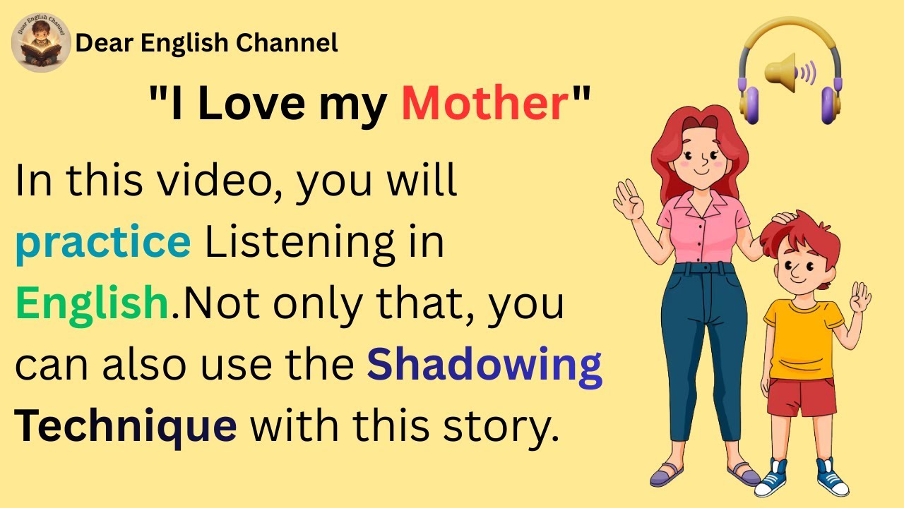 Learn English Through Stories: I Love My Mother