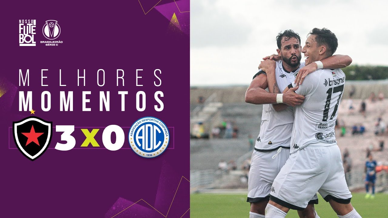 CEIFADOR GUARDOU; MICHAEL MILAGROSO; TUDO BELO - Botafogo 3x0 Confiança - Melhores Momentos Série C