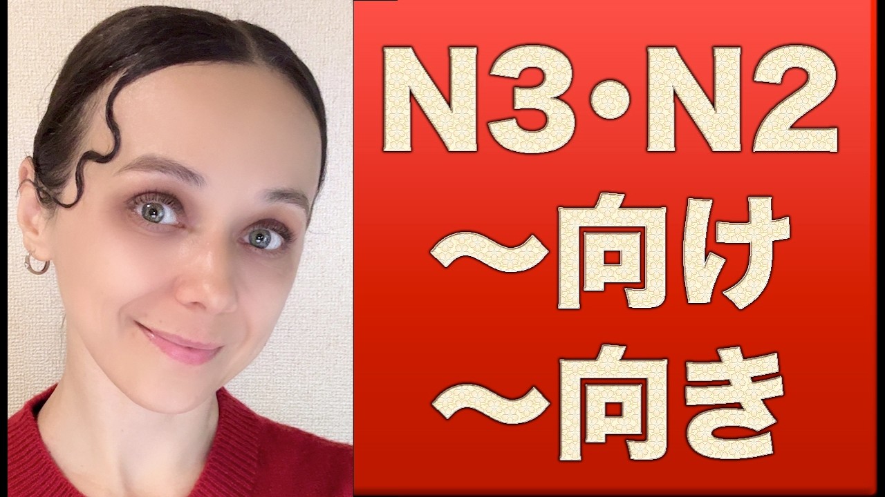 〜向け / 〜向き（JLPT N3・N2）