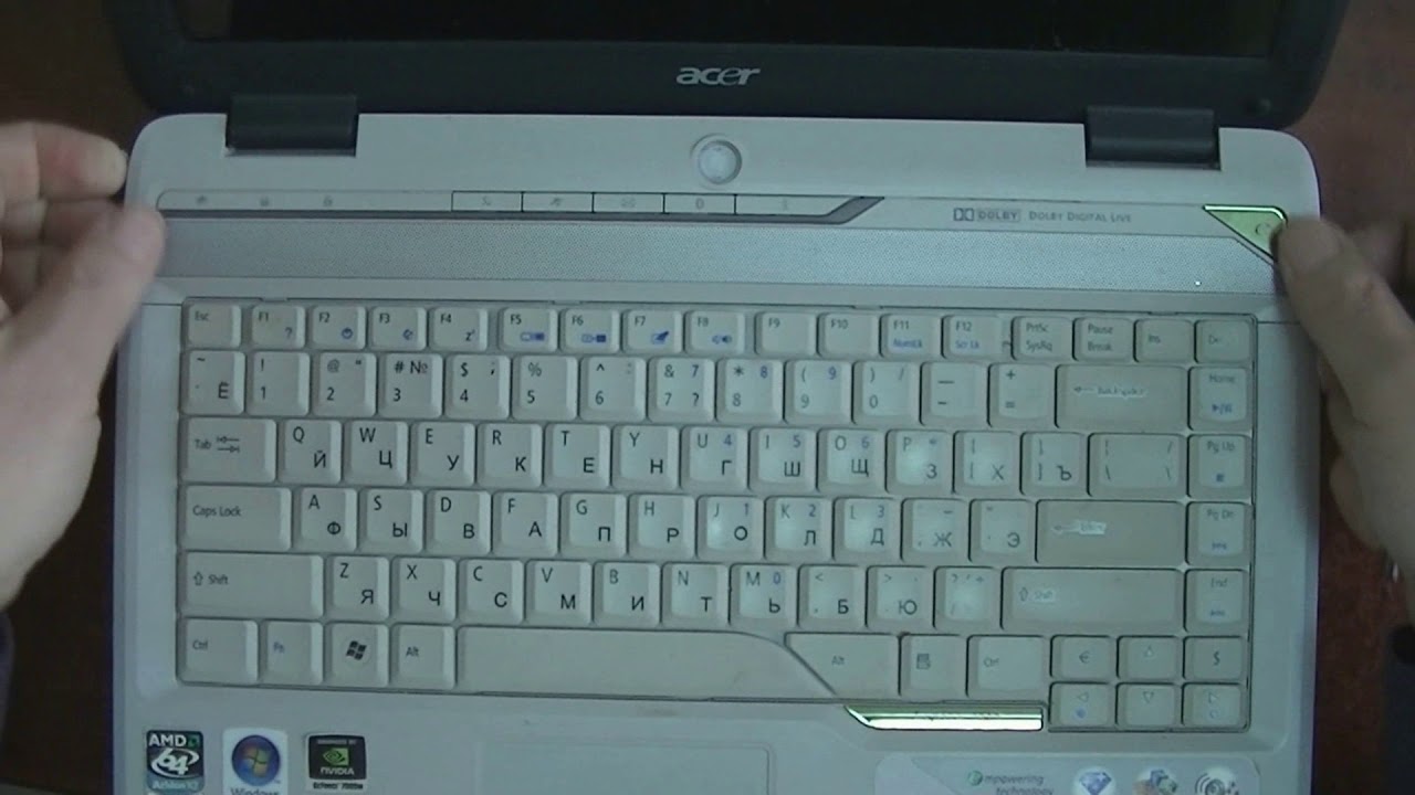Разборка ноутбука Acer Aspire 4520 model Z03