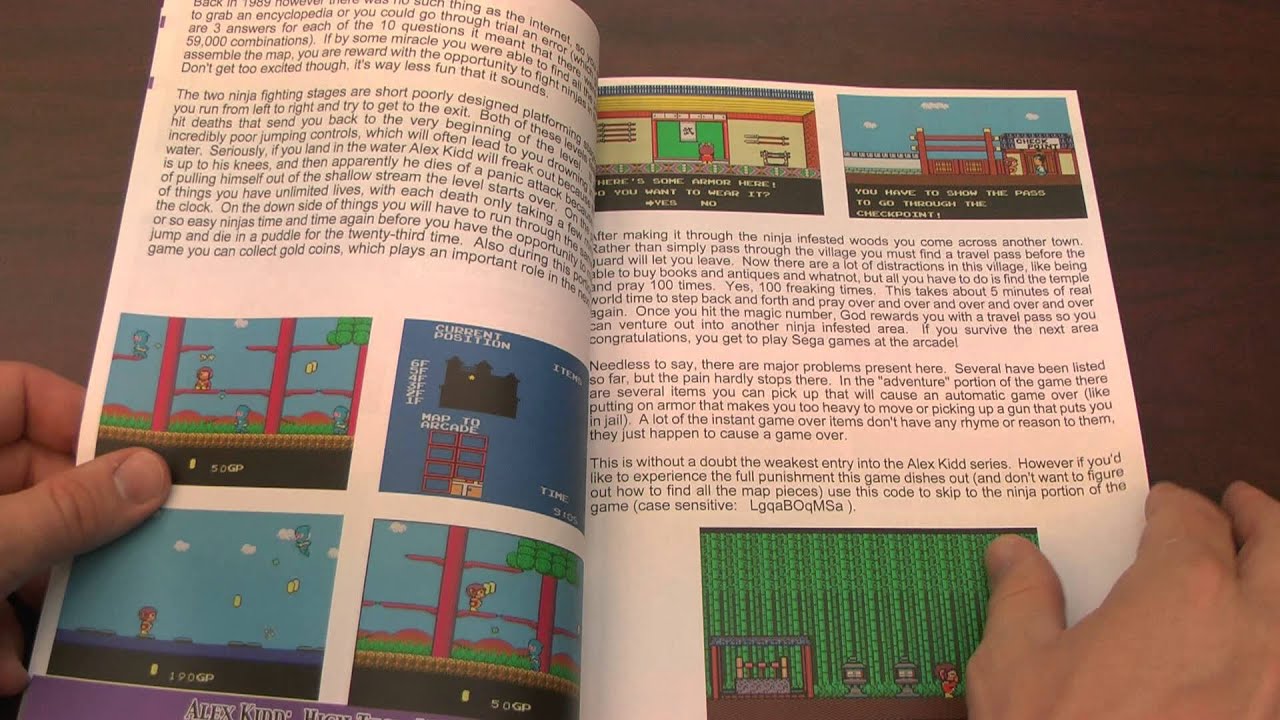 Classic Game Room - SEGA MASTER SYSTEM ENCYCLOPEDIA Volume 1 review