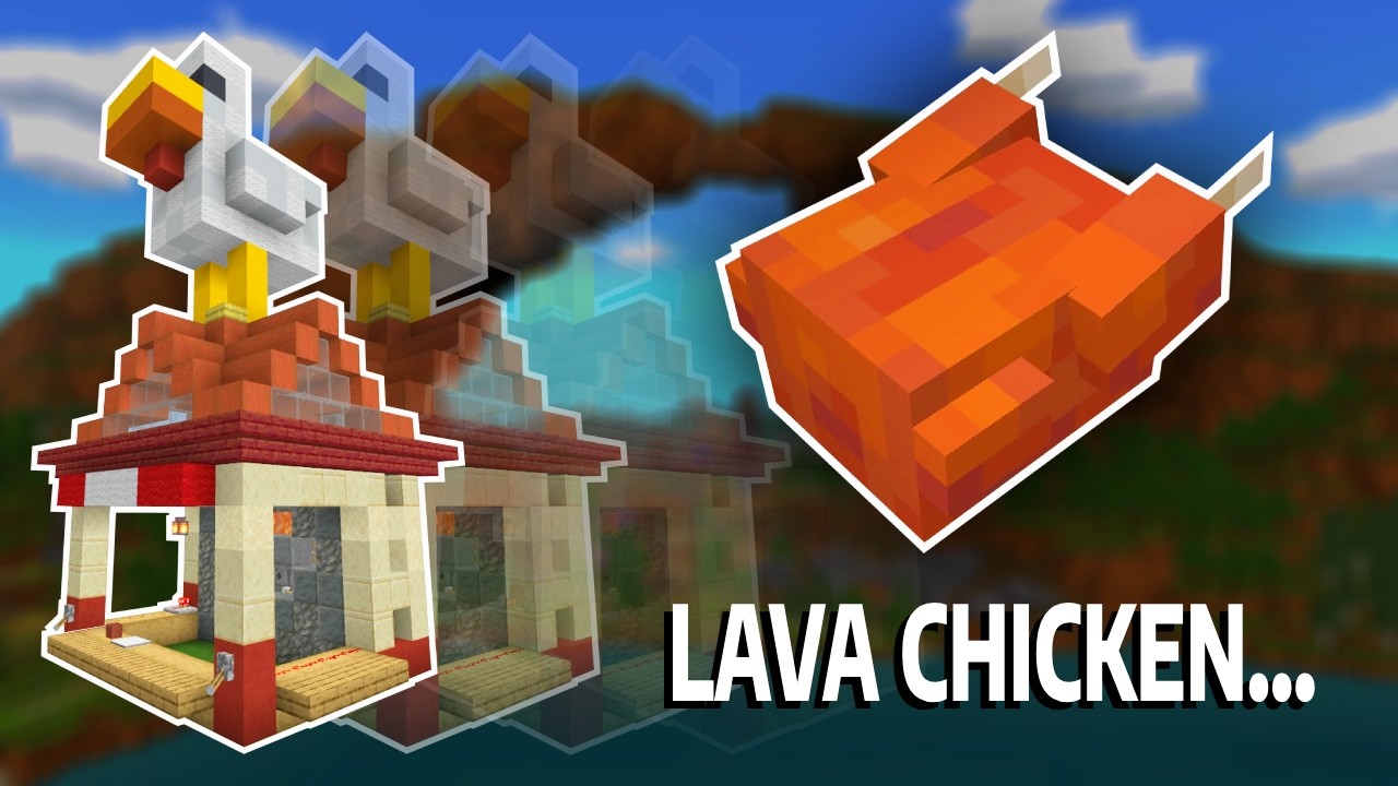 Я построил работающую лавовую подставку для курицы по рецепту Стива... Вот как ее построить.