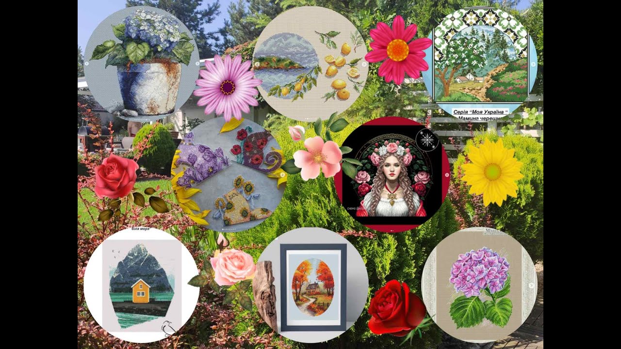 МОЇ ФАВОРИТИ СХЕМ. ЛІТО 2023/ВИШИВКА ХРЕСТИКОМ/CROSS-STITCH/ВЫШИВКА КРЕСТОМ