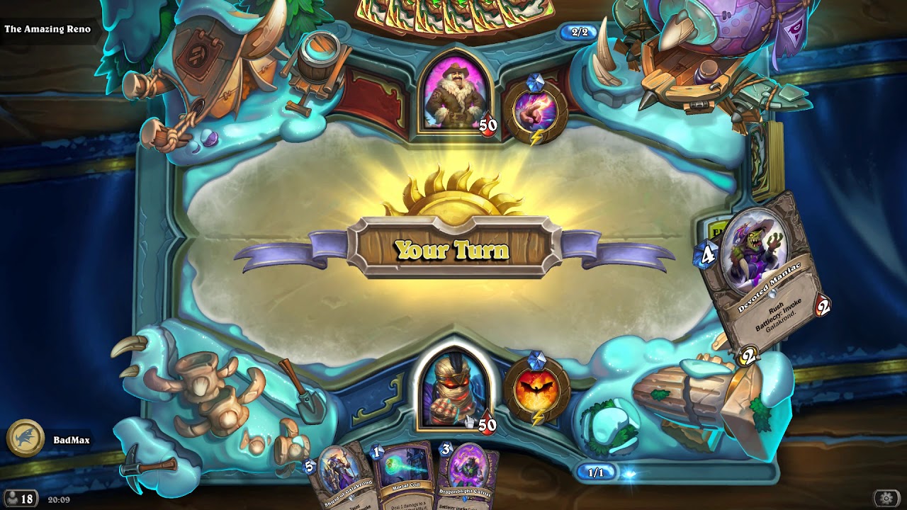 HearthStone - The Amazing Reno -  Loss 3  in  1st round