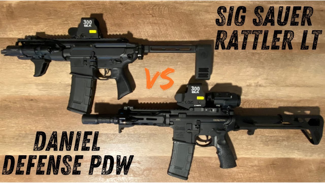 Sig Sauer MCX Rattler LT vs Daniel Defense PDW | Two .300 BLK Builds, VERY Different Purpose 