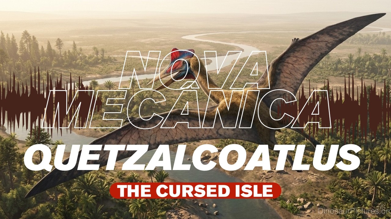Só agora testei o vôo do quetzalcoatlus 😂, nova mecânica do quetzal | The Cursed Isle |