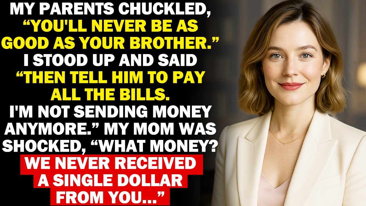 My Parents Mocked Me as a Failure While Praising My Brother - Until I Revealed I'm the CFO...