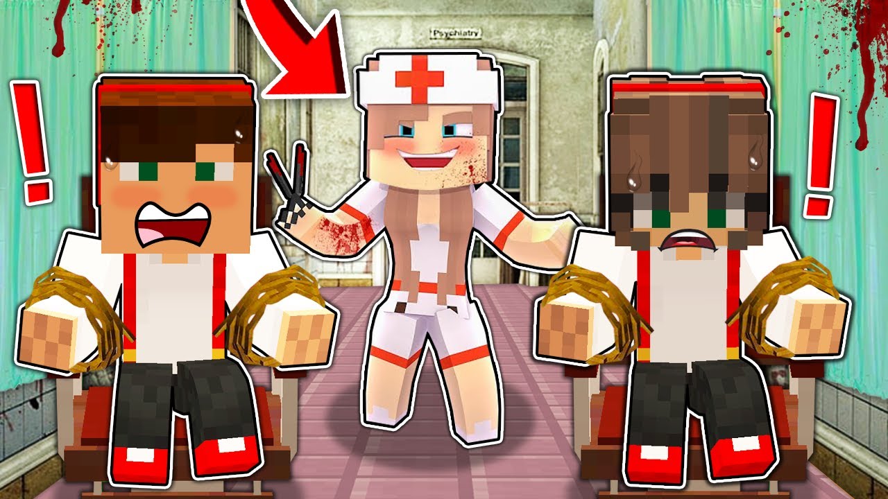 ZOSTALIŚMY PORWANI PRZEZ STRASZNĄ PIELĘGNIARKĘ W MINECRAFT?! GPLAY & LUMI