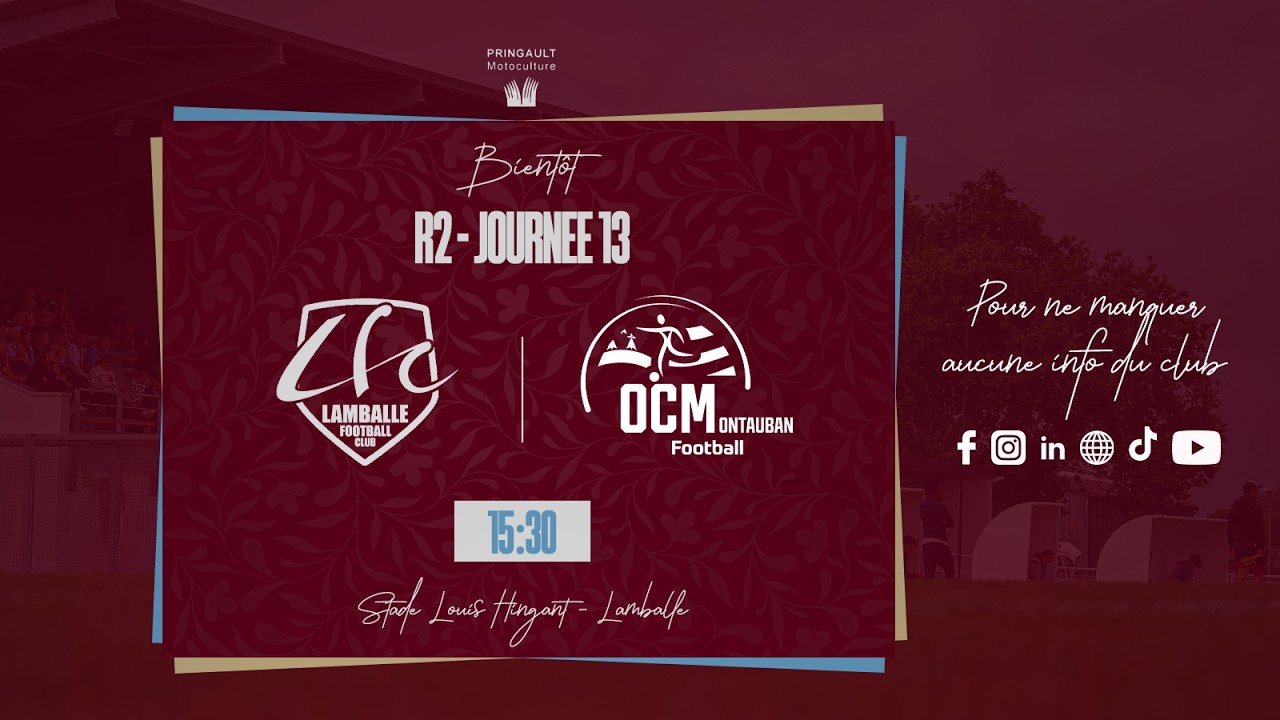 LAMBALLE FC 2 - OC MONTAUBAN
