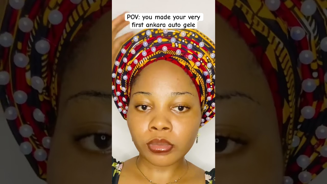 AUTO GELE | ANKARA AUTOGELE TUTORIAL.  #ankara #turban #autogele #fashion #africanattire #diy #sew