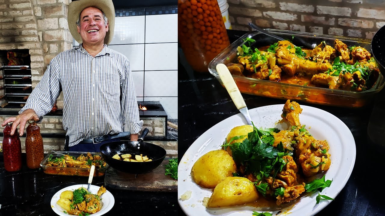 RECEITA DE PERU CAIPIRA COM BATATAS ft ARY PORTUGUÊS