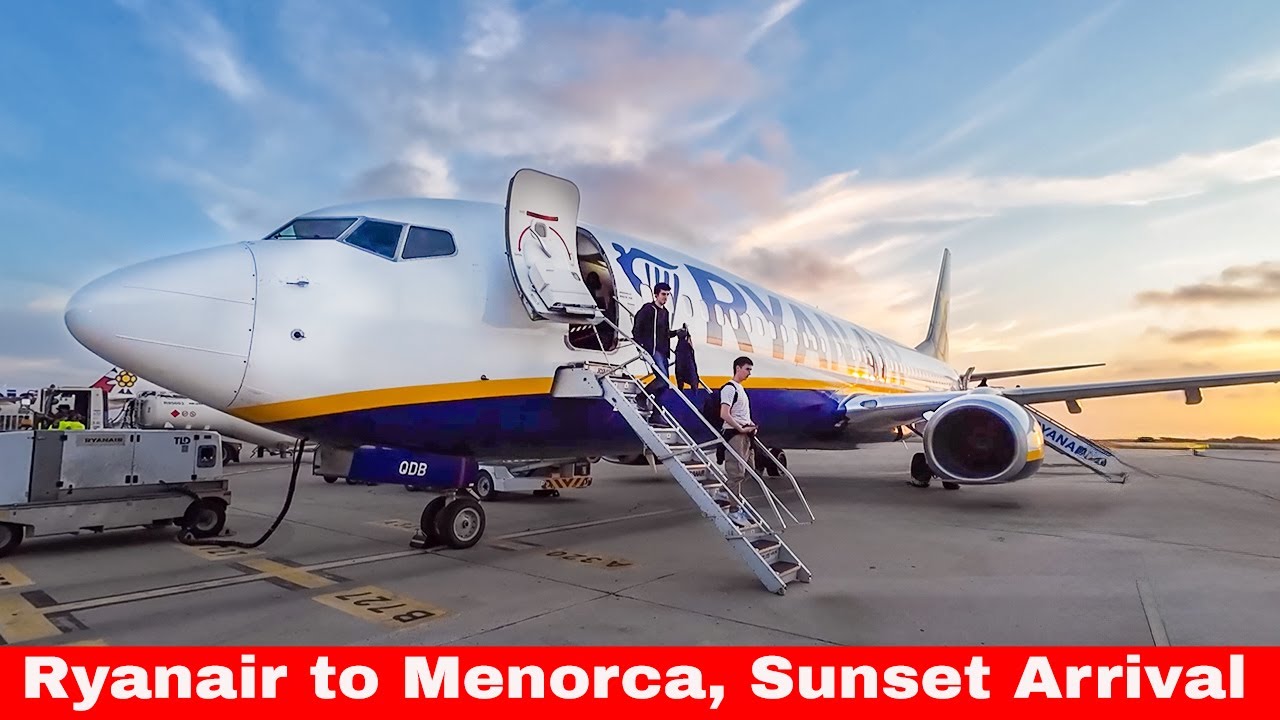 Destination Menorca, Mahon Airport, Flight Report from Toulouse with Ryanair 737-800