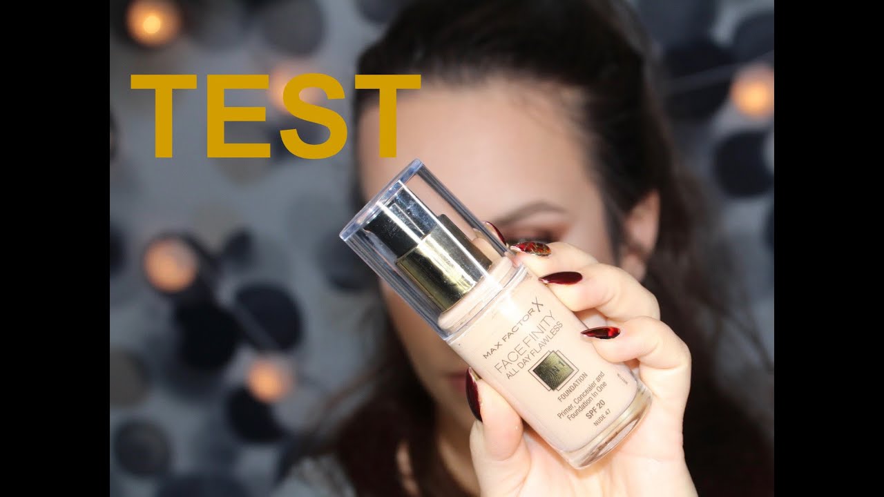 Pierwsze wrażenie + test na żywo - MAX FACTOR facefinity podkład  - recenzja