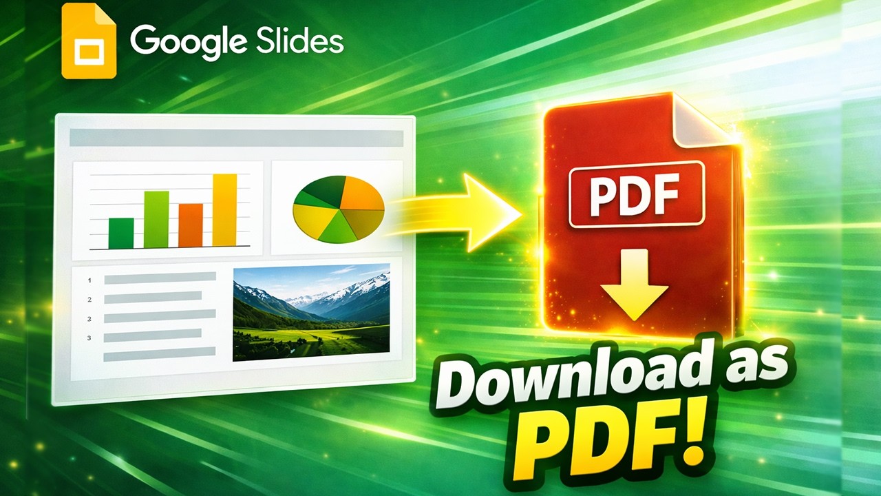 Скачать слайды Google в формате PDF | Простое руководство по экспорту и обмену