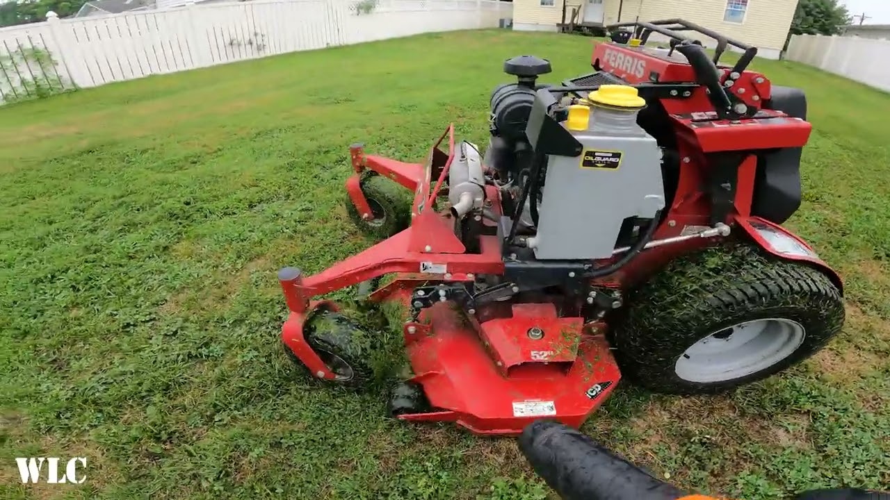 Mowing on a Rainy Day