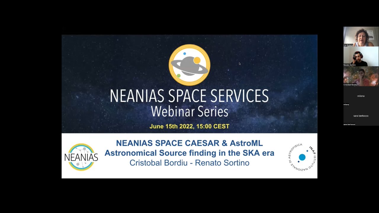 NEANIAS Space. CAESAR ASTRO ML Webinar