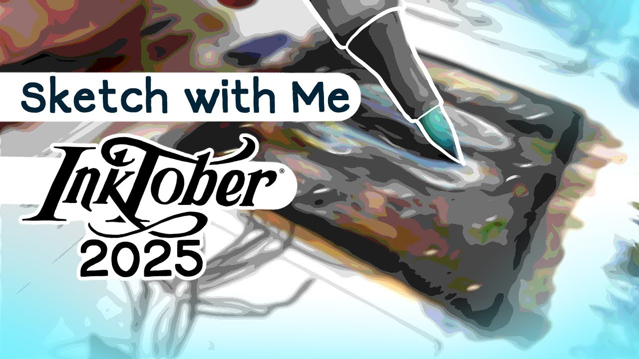 INKTOBER 2025 PLANNING Secrets in My Sketchbook