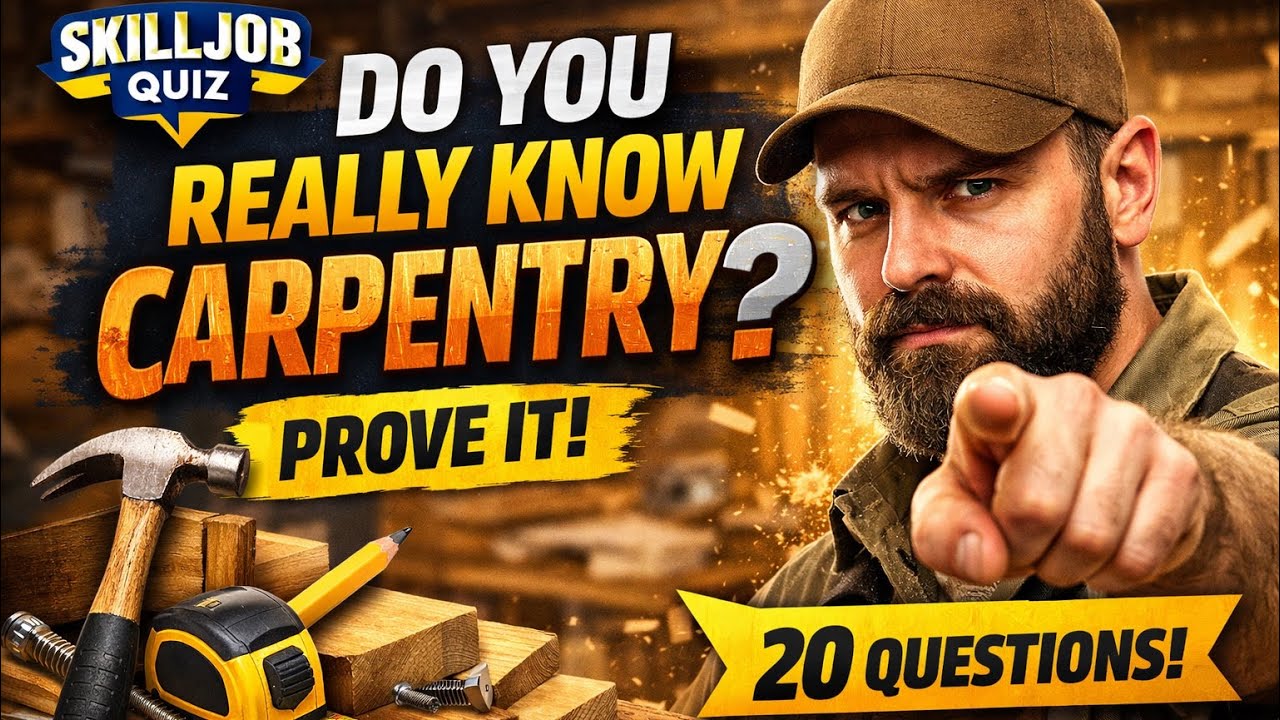 🔨 How Strong Are Your Carpentry Skills? Carpenter Quiz