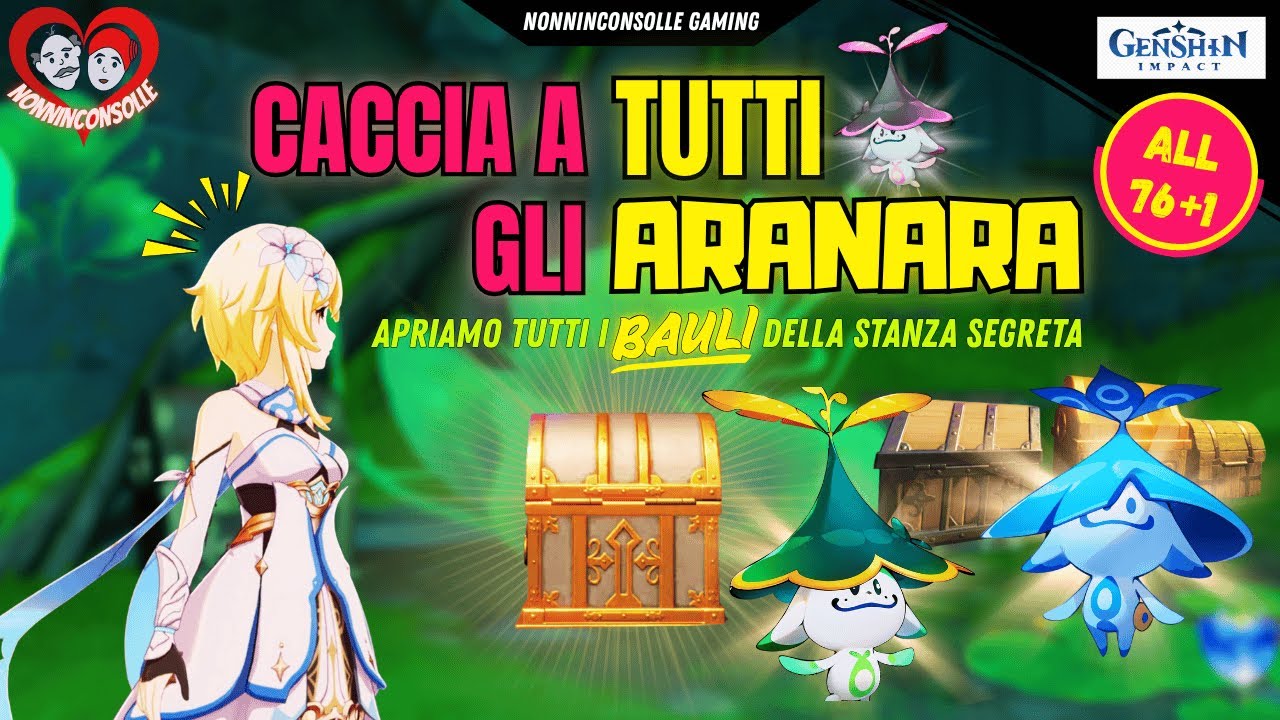 Aiutiamo tutti gli Aranara (tutte le location) - Genshin Impact ita