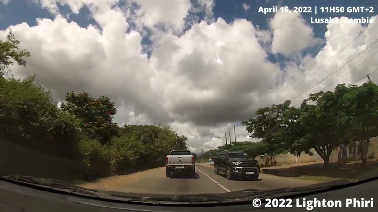 [Roads] Lusaka, Zambia | Leopards Hill Road, Leopards Hill Mall → Emerald Park Estate | April 2022