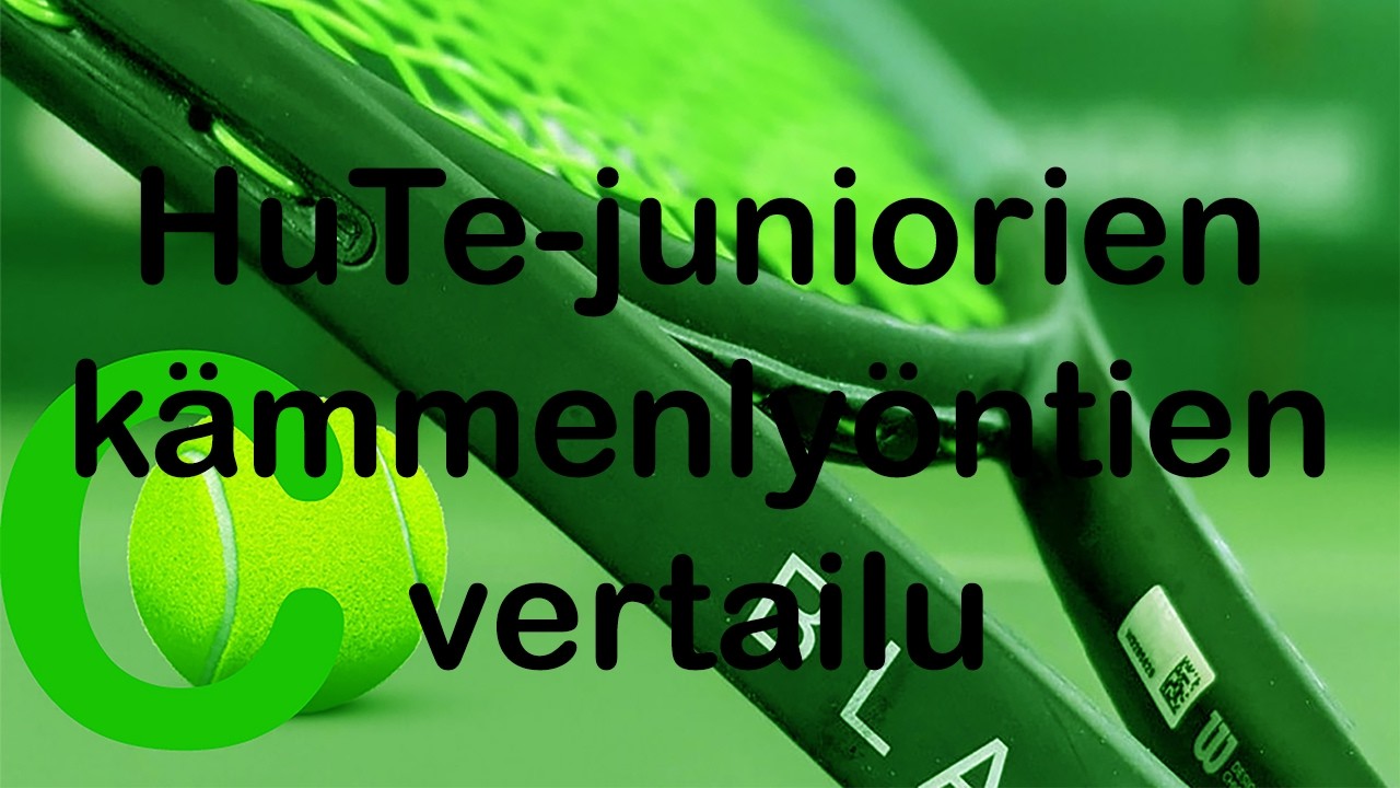 Tennis - Kämmenlyöntien vertailu