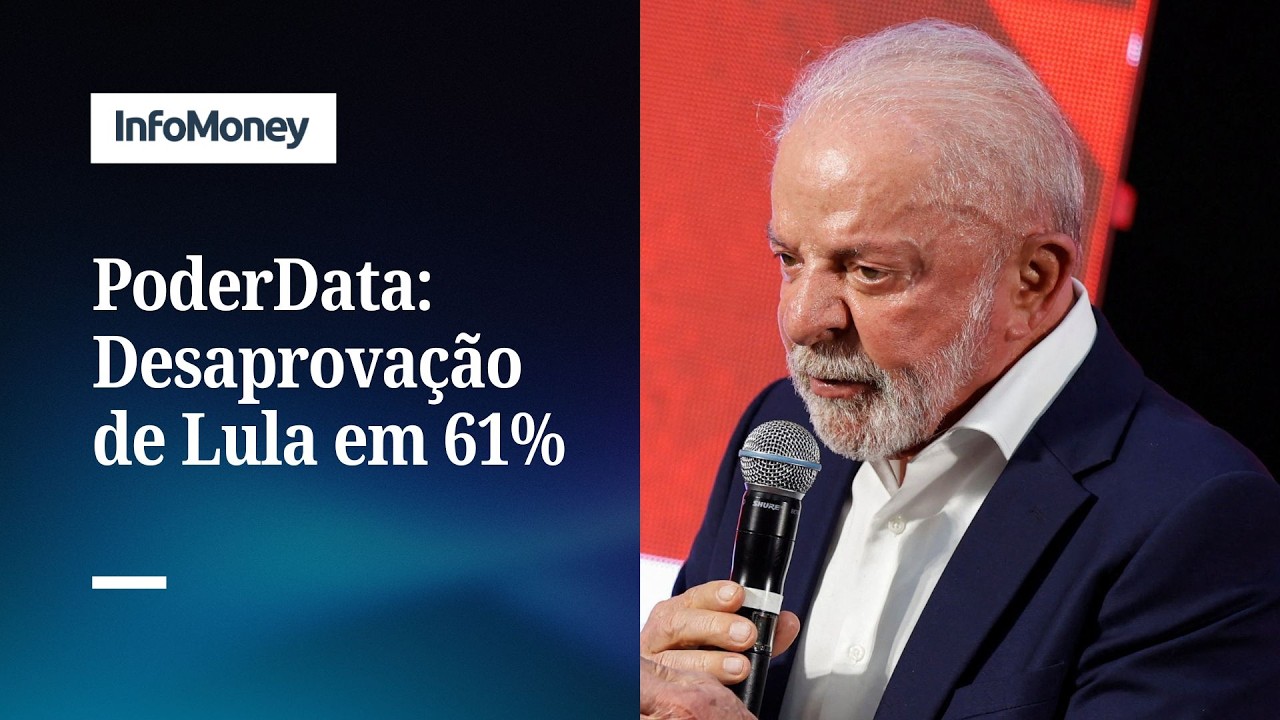 PoderData: A seis meses da elei&ccedil;&atilde;o, desaprova&ccedil;&atilde;o de Lula vai a 61% | InfoMoney News