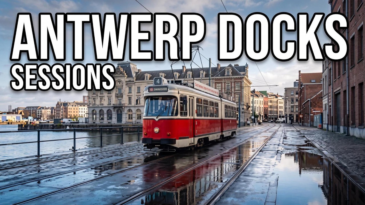 Antwerp City Walk SESSION – From Nationale Bank Tram to MAS (Daytime Ambience, No Talking)