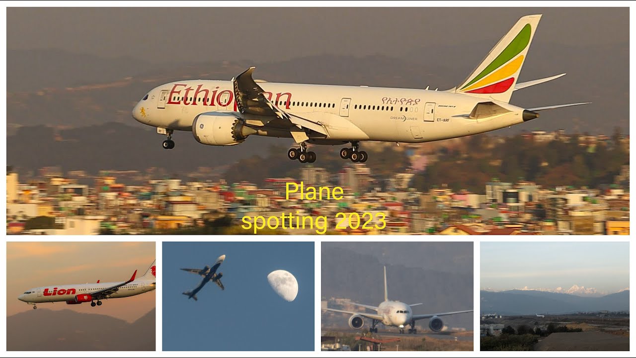 4K Golden Hour Airplane Spotting at Kathmandu