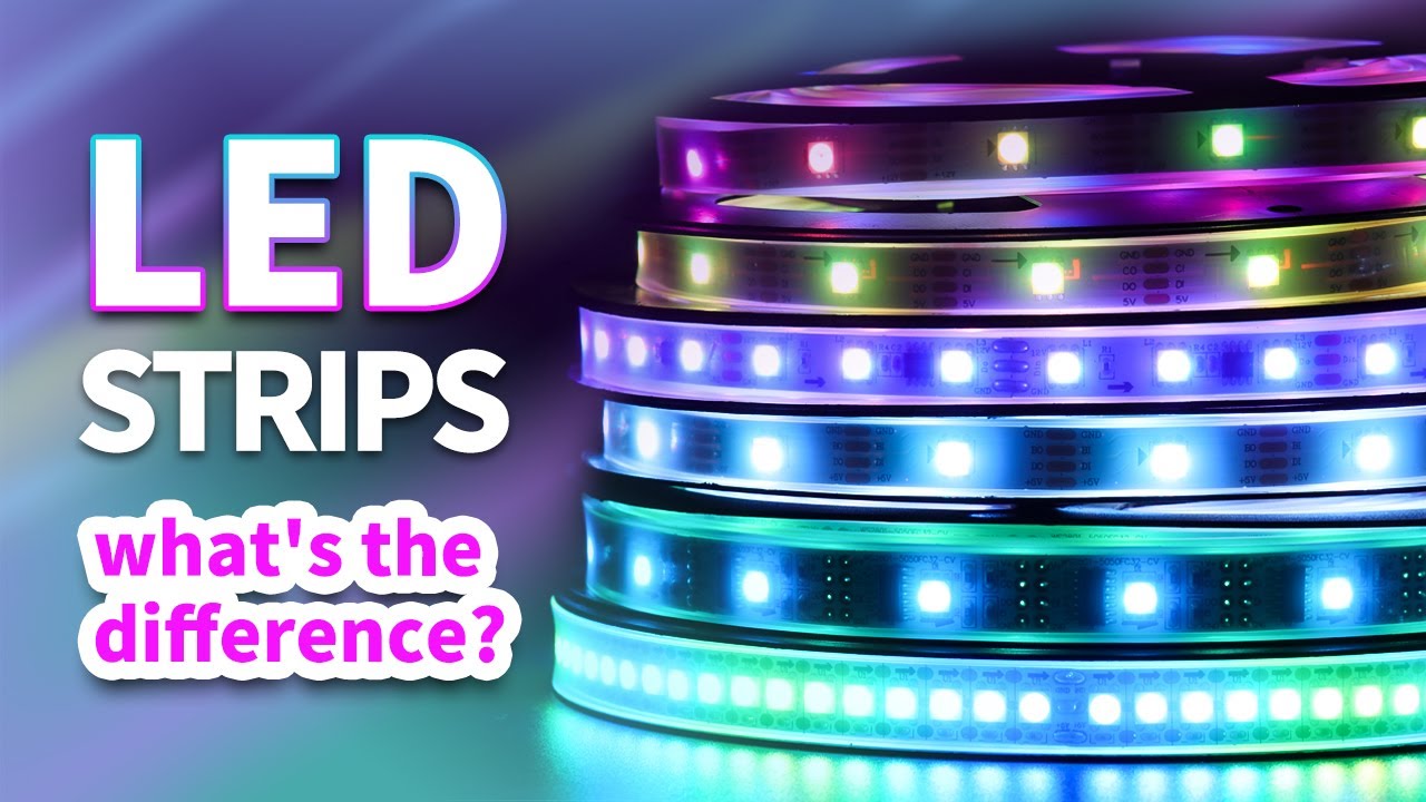 LED Strips 5050,APA102 WS2801 WS2811 WS2812 WS2813 WS2815 Waterproof RGB LED Strip Test.2021