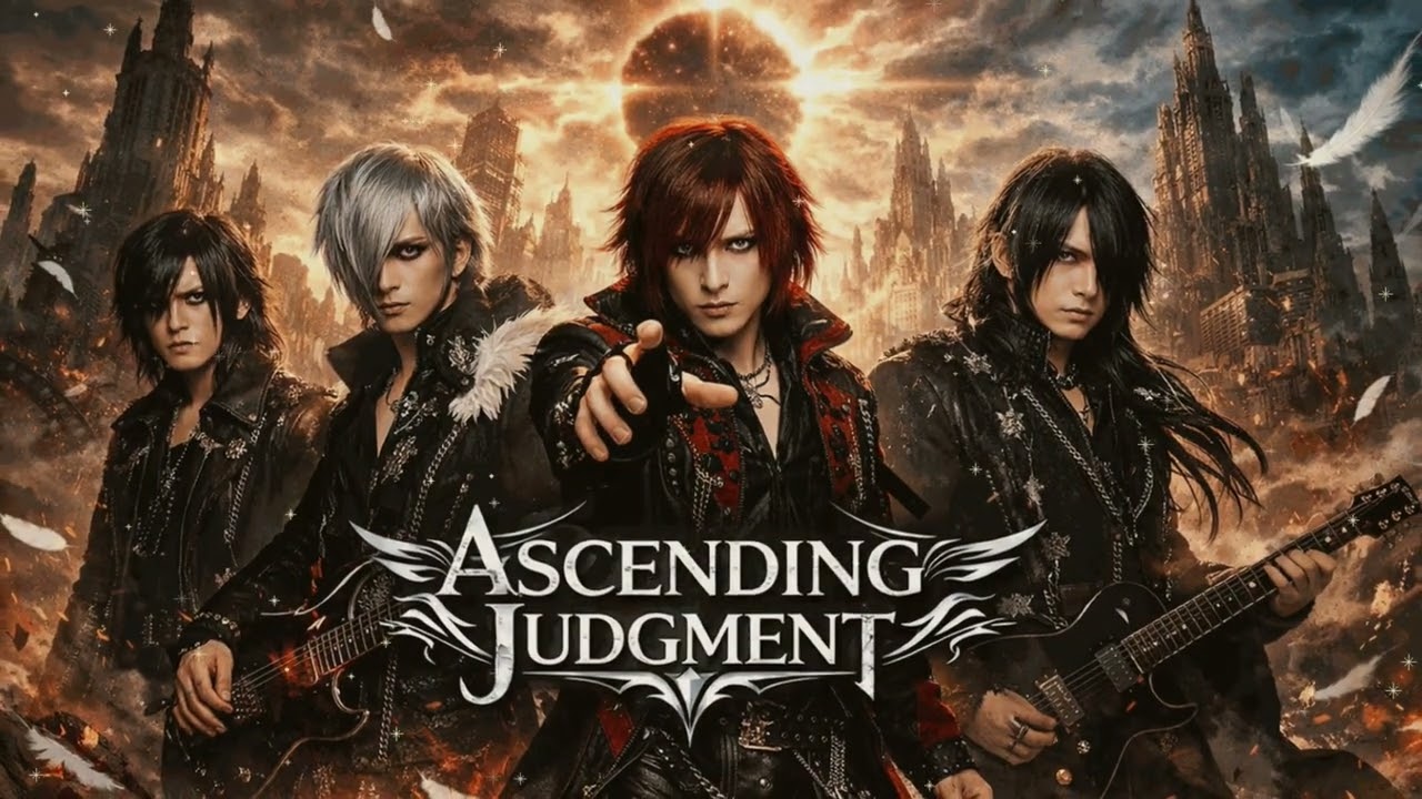 Ascending Judgment｜｜Anime Song｜Epic Music｜AI Music Video｜Japanese Rock｜Visual Kei｜Symphonic Metal｜