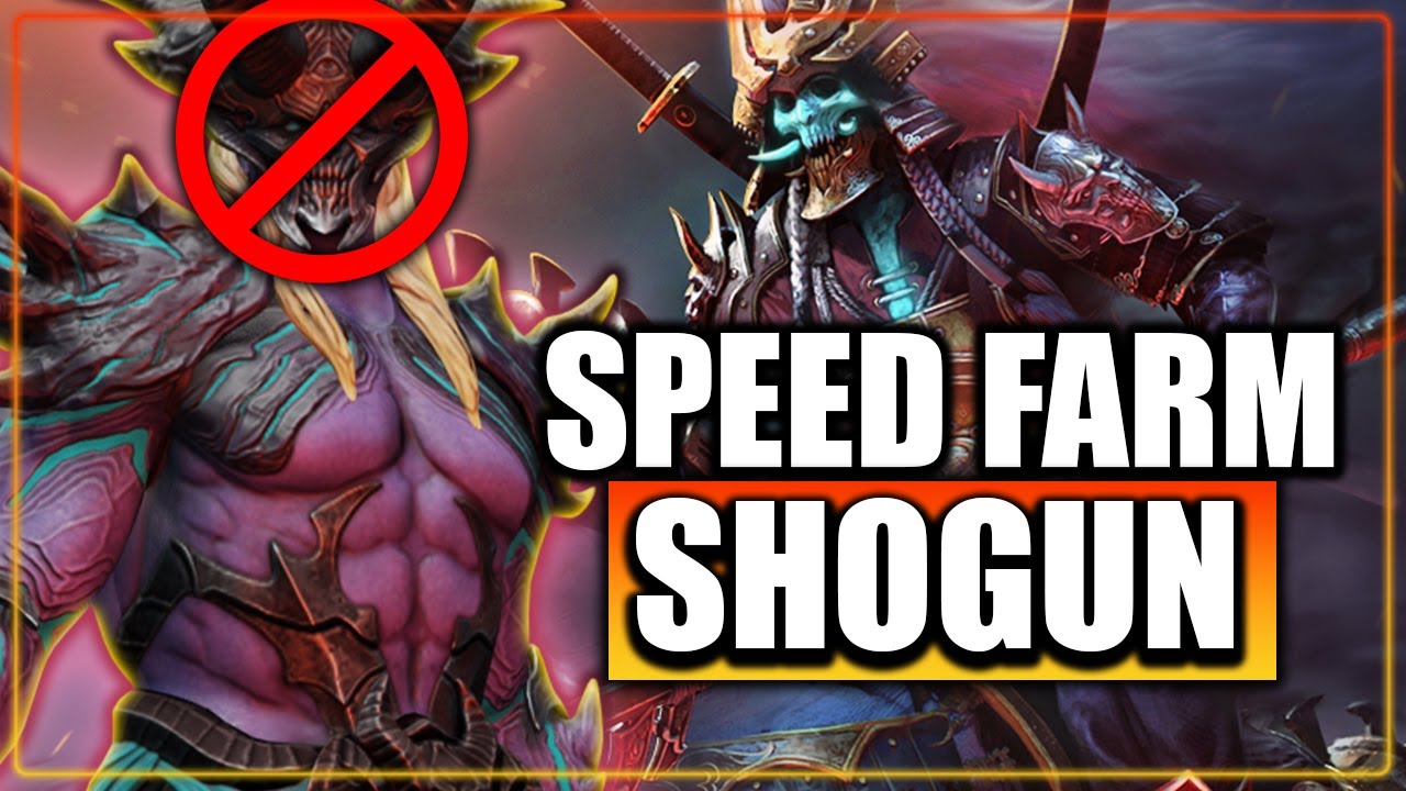 'NO RESET' SPEED FARM STRATEGY - PHANTOM SHOGUN'S GROVE STAGE 25 !! Raid: Shadow Legends