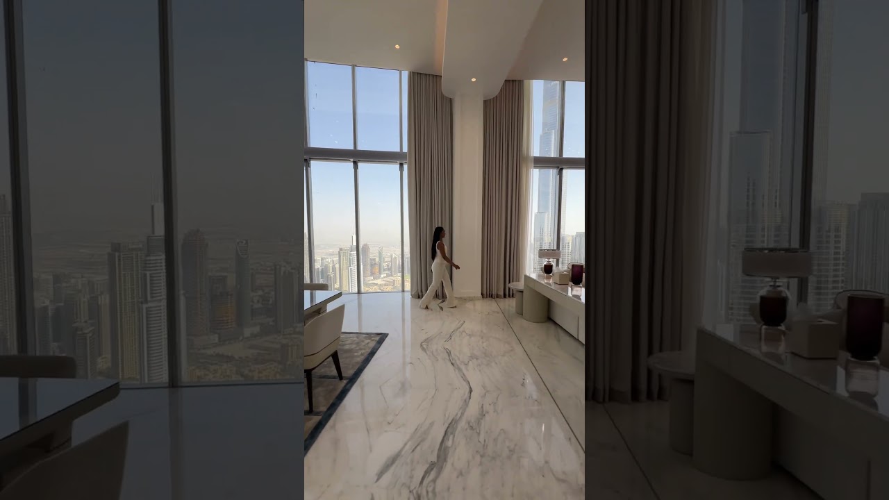 Penthouse za 19 000 000 dolar&oacute;w z widokiem na najwyższy budynek świata! #luksusowenieruchomości
