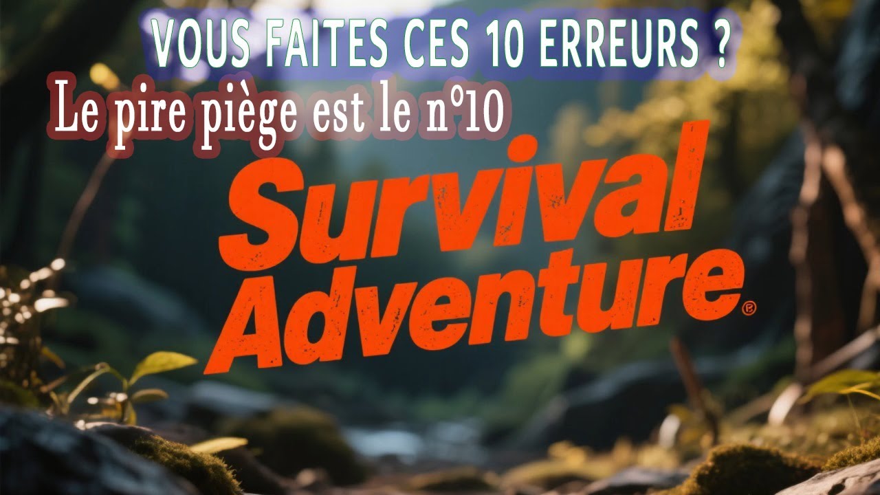 10 Erreurs FATALES du Survivaliste D&eacute;butant (Ne PAS Faire &Ccedil;a en 2025)