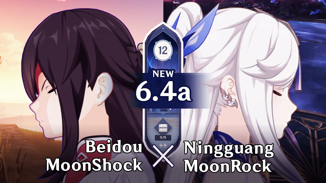 Beidou (Top) - Ningguang (Bottom) | Spiral Abyss 6.4a | Genshin Impact Luna