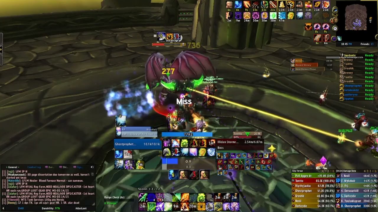 Illidan Stormrage, Enhancement shaman POV - TBC World of Warcraft