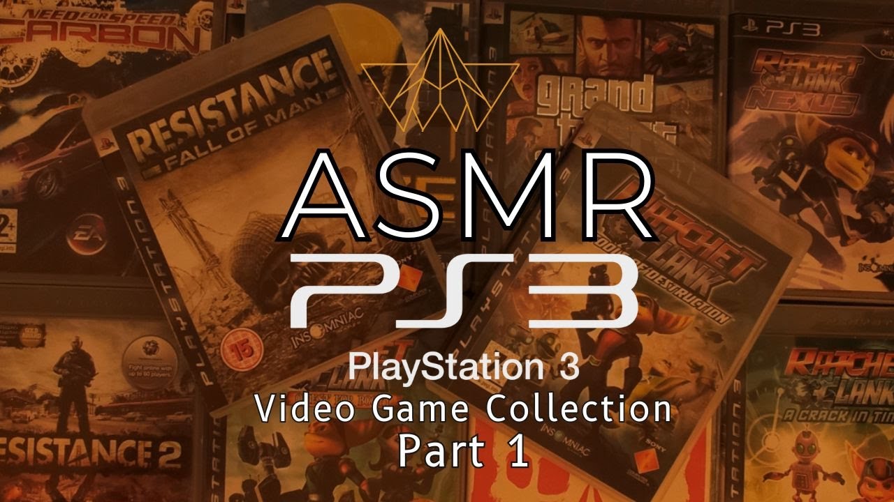 ASMR PlayStation 3 (PS3) Video Game Collection 🎮 | Part 1