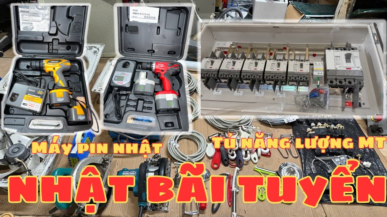 Tổng Hợp Hàng Hot: Tủ Máy Bay – Tủ Điện Inox – Kích Cá Sấu – Máy Pin Nhật