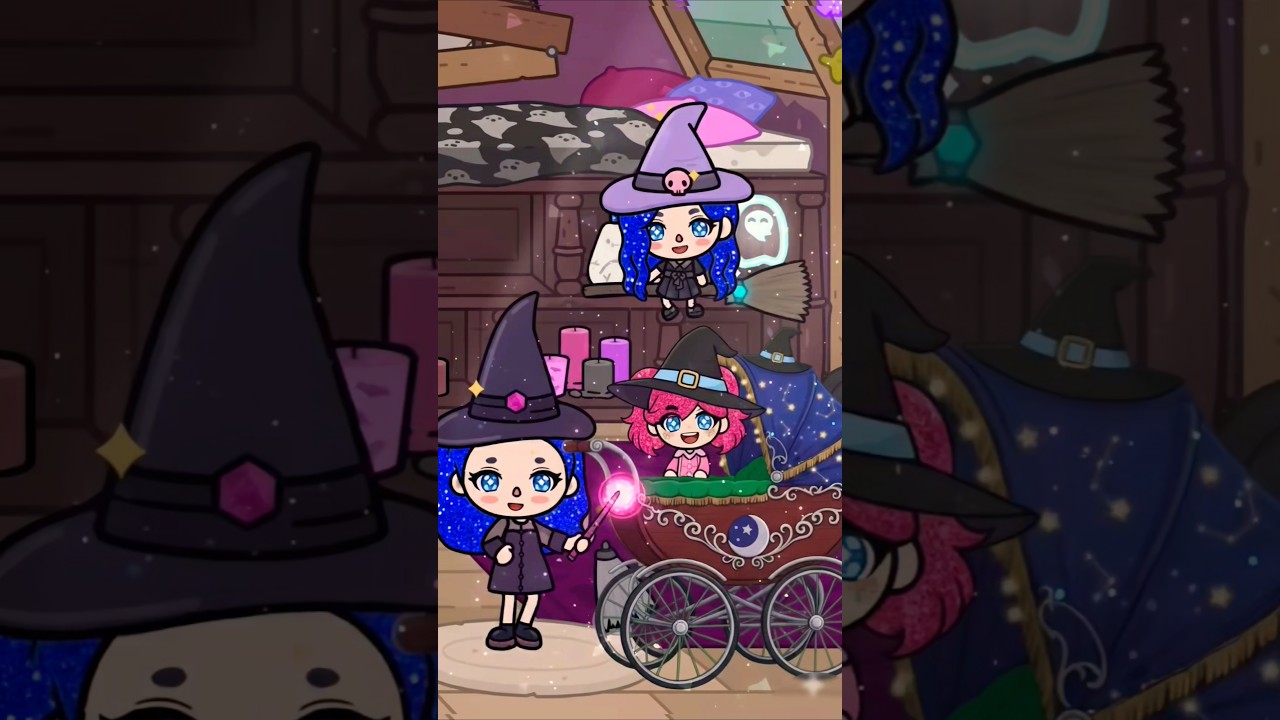 a witch family adopts a beautiful baby😱&hearts;️ | Toca Life World |Toca Sad Story | Toca Boca