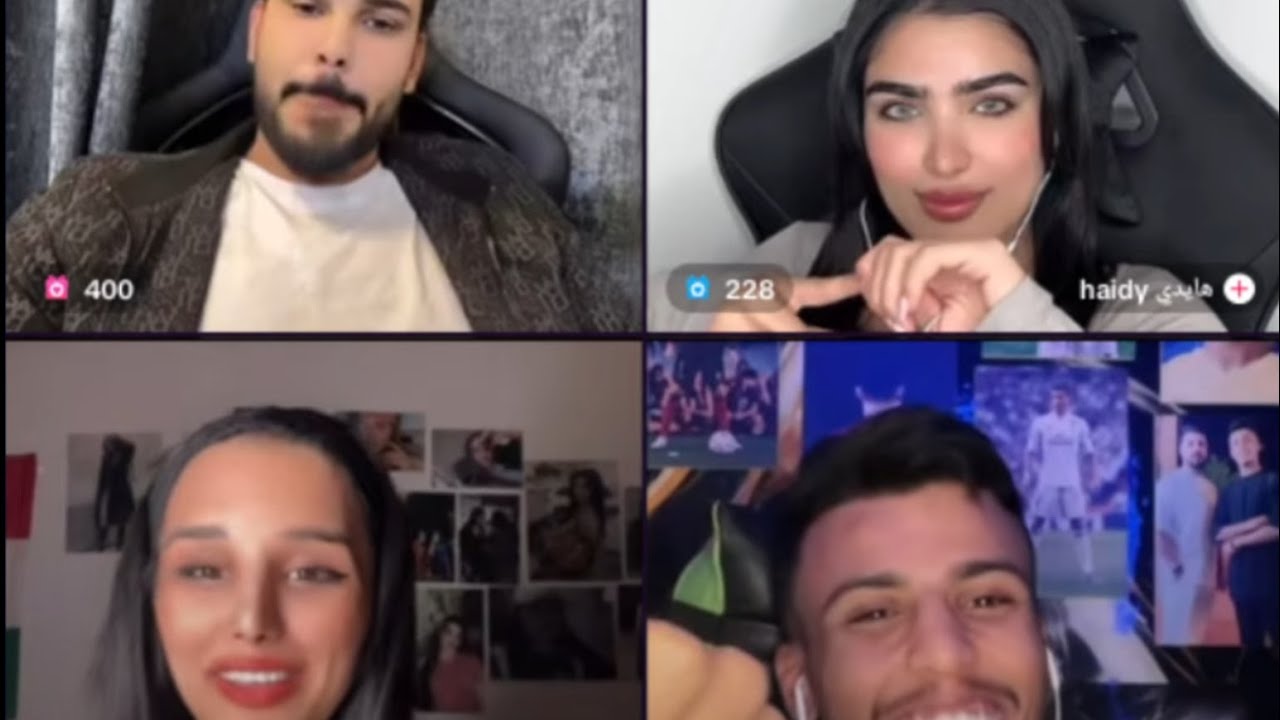 محمود المكسيكي مع فيصل و هايدي جابوا العيد بث 26\11