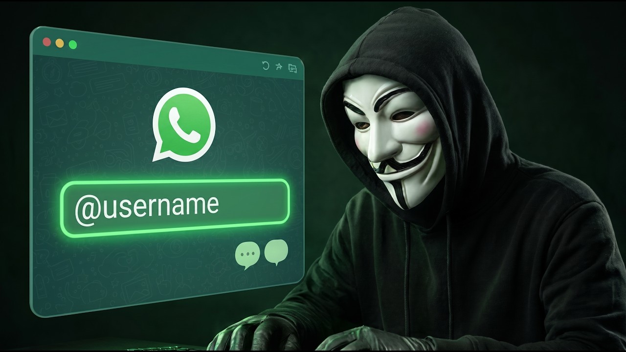 Masked Guy Teaches How to Setup WhatsApp Usernames | New Features