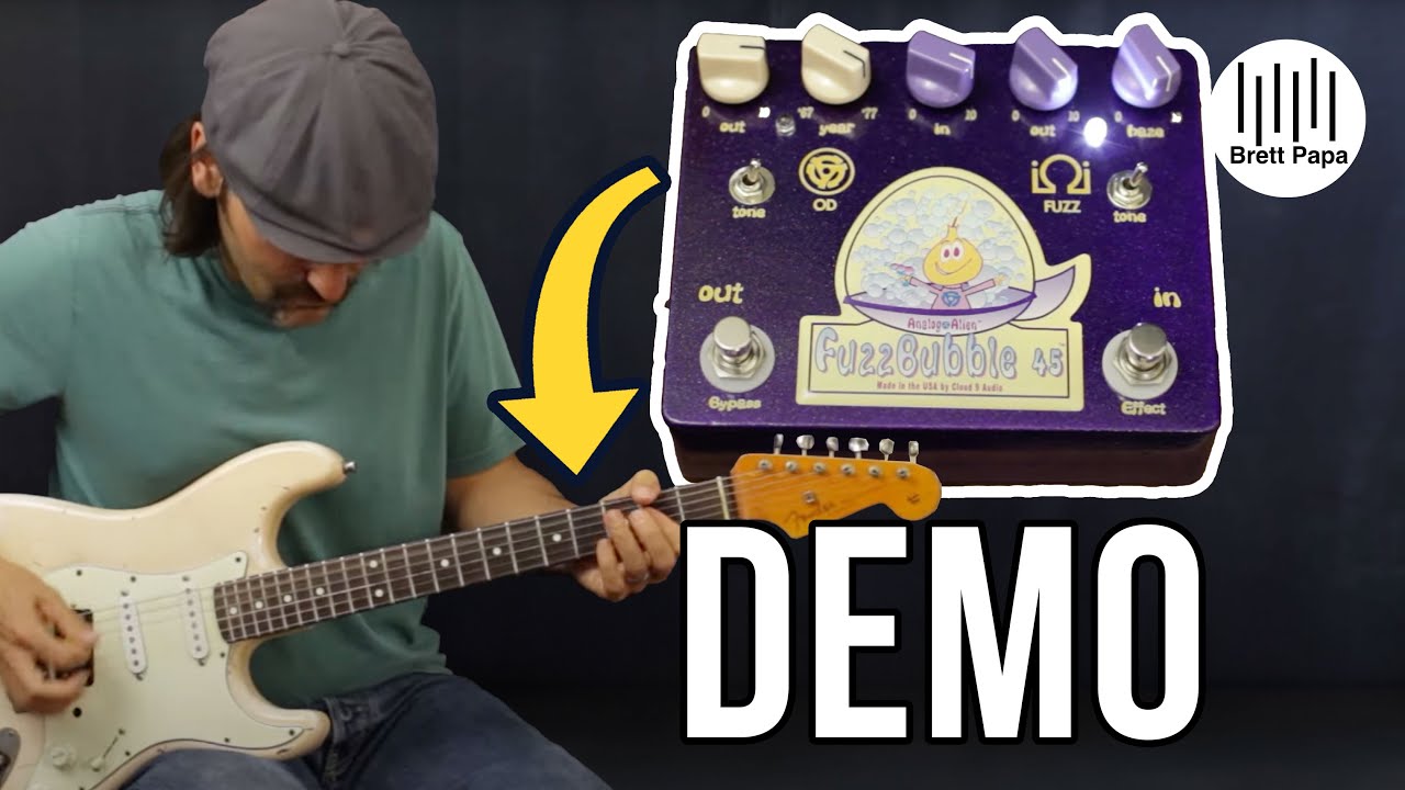 Analog Alien - Fuzz Bubble 45 - Guitar Pedal Demo