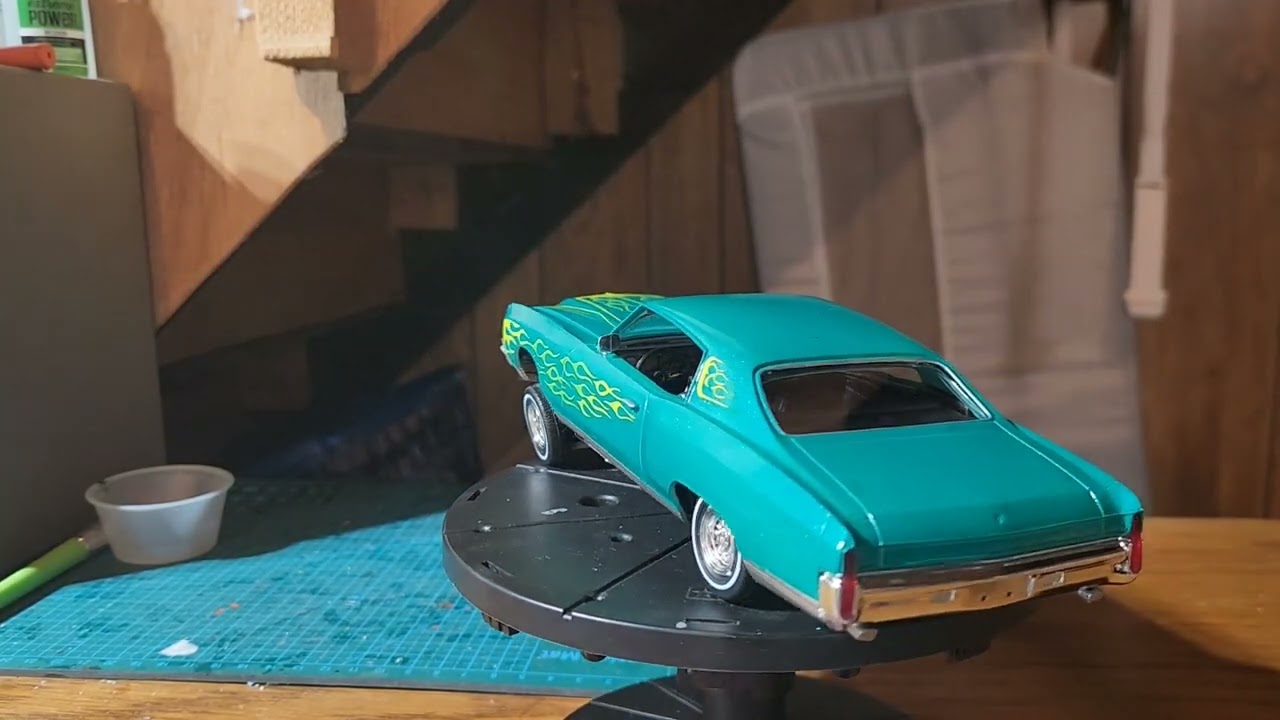 Final on Amt 1970 monte carlo lowrider #modelbuilding #automobile 