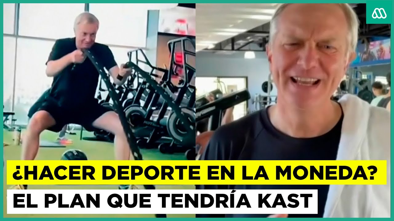 ¿Hacer deporte en La Moneda? Kast pensaría armar un nuevo gimnasio en la Casa de Gobierno