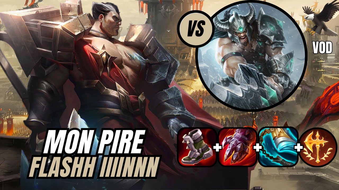 MON PIRE FLASSHHH IINN !! - SoloQ Master - Darius vs Tryndamere