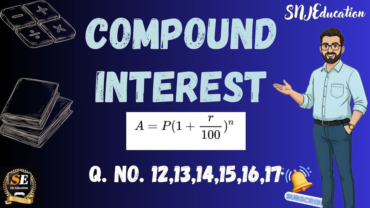 04 II Compound Interest II Solution II Ex 6.1 Q No 12,13,14,15,16,17 II WBBSE Class 10 Chapter 6