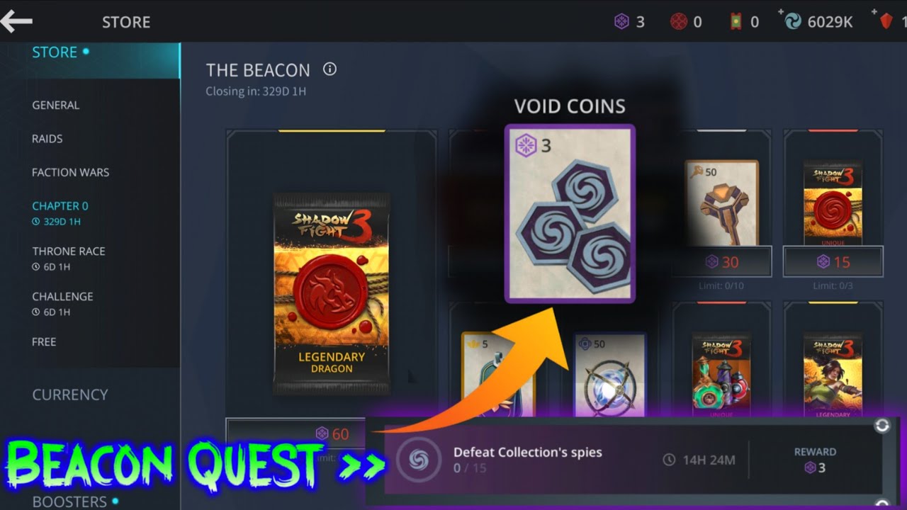 How to Get Void Coins for CHAPTER 0 shop 🤔 | Also let's Talk About Beacon Quest 🔥