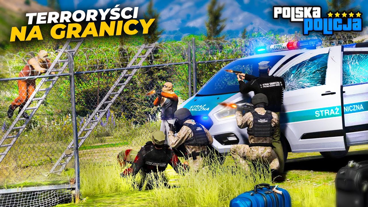 Polska Policja - Terroryści Na Granicy 💣🔥| Straż Graniczna